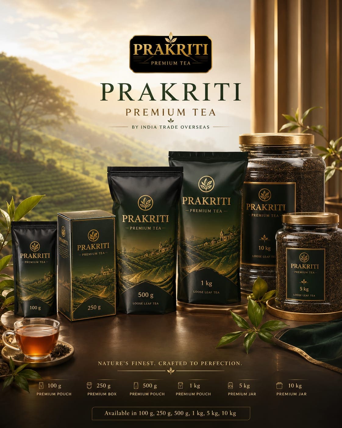 Prakriti tea packaging